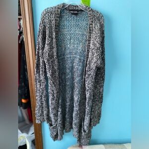 Grey Knitted Cardigan